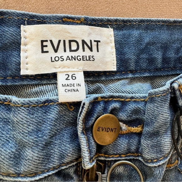 Evidnt Anthropologie Lamia Slim Jeans • size 26 • NWT - Picture 4 of 12